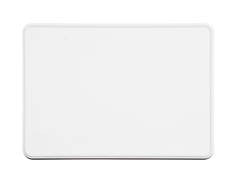 Cal-Mil 22025-1813-15 Rectangular Melamine Dinner Plate - 18" x 13", White-cityfoodequipment.com