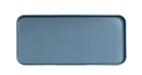Cal-Mil 22025-613-111 Rectangular Melamine Dinner Plate - 13" x 6", Stone Blue-cityfoodequipment.com