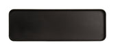 Cal-Mil 22025-618-13 Rectangular Melamine Dinner Plate - 18" x 6", Black-cityfoodequipment.com