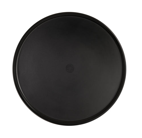 Cal-Mil 22026-16-13 16" Round Hudson Platter - Melamine, Black-cityfoodequipment.com