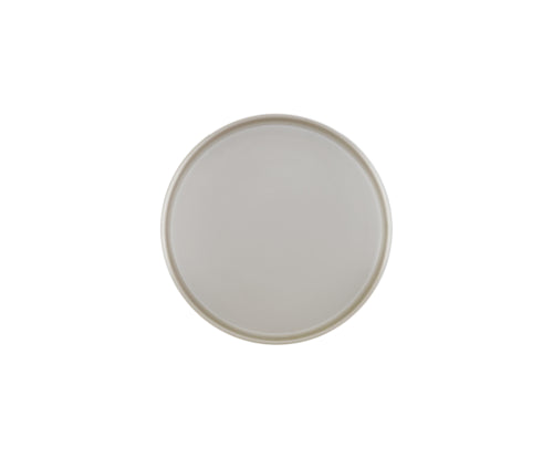 Cal-Mil 22026-6-102 6" Round Melamine Low Rim Plate, Ash-cityfoodequipment.com