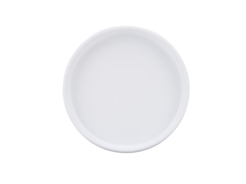 Cal-Mil 22026-6-15 6" Round Melamine Hudson Plate - White-cityfoodequipment.com