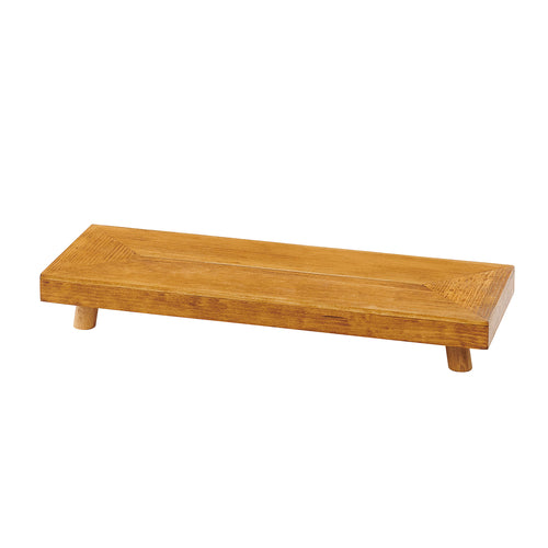 Cal-Mil 22029-3-99 Rectangular Madera Riser - 20"L x 7"W x 3"H, Reclaimed Wood-cityfoodequipment.com