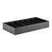 Cal-Mil 22034-1019-13 Condiment Organizer w/ (6) Bins - Black-cityfoodequipment.com