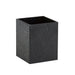 Cal-Mil 22040-55-13 4 3/4" Square To Go Station Utensil Holder - 6 1/4"H, Plastic, Black-cityfoodequipment.com