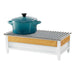 Cal-Mil 22043-15 Chafer Alternative w/ Wire Grill - 19 3/4"W x 10"D x 6 3/4"H, Wire, White-cityfoodequipment.com