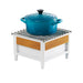 Cal-Mil 22044-15 10" Square Chafer Alternative w/ Wire Grill - 6 3/4"H, Wire, White-cityfoodequipment.com