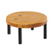 Cal-Mil 22050-6-99 12" Round Madera Riser - 6"H, Reclaimed Wood-cityfoodequipment.com