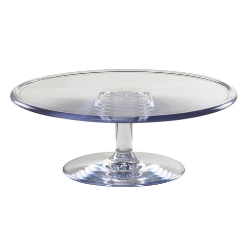 Cal-Mil 22057-12-12 11 3/4" Round Pedestal Riser - 4"H, Polycarbonate, Clear-cityfoodequipment.com