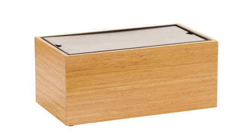 Cal-Mil 22072-7-60 Rectangular Cooling Tub - 17 3/4" x 9 1/2" x 7 3/4"H, Bamboo-cityfoodequipment.com