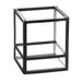 Cal-Mil 22076-13 4" Square Display Riser Box - 6"H, Plastic/Steel, Black-cityfoodequipment.com
