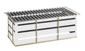 Cal-Mil 22083-15 Rectangular Chafer Alternative - 19 3/4" x 10" x 7 1/2"H, Metal, White-cityfoodequipment.com