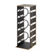 Cal-Mil 22086-90 3 Tier Cylinder Display - 7"W x 7 1/2"D x 18 1/2"H, Metal, Black/Gold-cityfoodequipment.com