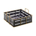 Cal-Mil 22093-90 Condiment Organizer w/ (9) Bins - Black/Gold-cityfoodequipment.com