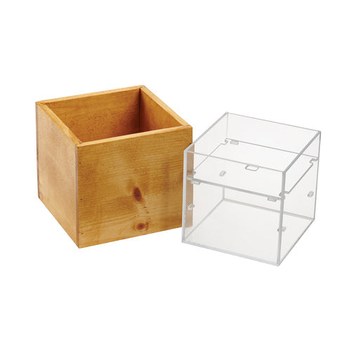 Cal-Mil 22096-99 Condiment Bin - Rustic Pine-cityfoodequipment.com