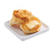 Cal-Mil 22097-15 4" Melamine Serving Tray, White-cityfoodequipment.com