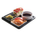 Cal-Mil 22099-13 9" Melamine Serving Tray, Black-cityfoodequipment.com