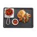 Cal-Mil 22100-13 13" Melamine Serving Tray, Black-cityfoodequipment.com