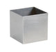Cal-Mil 22107-55 Square 1 Compartment Condiment Jar - Silver-cityfoodequipment.com