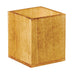 Cal-Mil 22110-99 1 Compartment Stir Stick Holder - 3 3/4" x 3 3/4" x 6 1/4", Rustic Pine-cityfoodequipment.com