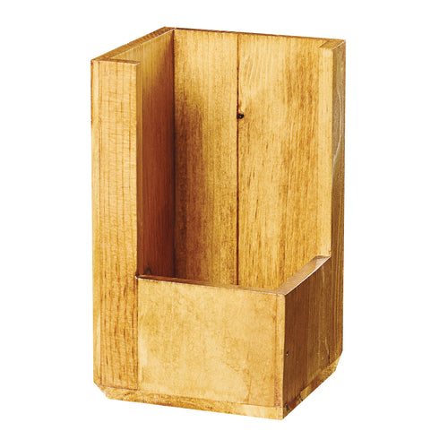 Cal-Mil 22111-99 Cup & Lid Holder Insert for 22109-15, Reclaimed Wood-cityfoodequipment.com