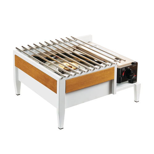 Cal-Mil 22115-15 Butane Stove Frame - 14"W x 12 1/4"D x 7 1/4"H, Metal, White-cityfoodequipment.com