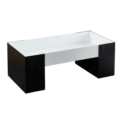 Cal-Mil 22118-7-13 Countertop Merchandiser - 20 1/4"W x 10 1/4"D x 7 1/2"H, White Bin w/ Black Metal Frame-cityfoodequipment.com
