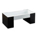 Cal-Mil 22118-7-13 Countertop Merchandiser - 20 1/4"W x 10 1/4"D x 7 1/2"H, White Bin w/ Black Metal Frame-cityfoodequipment.com