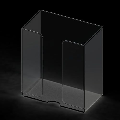 Cal-Mil 22152 Wall Mount Face Mask Dispenser - 7"W x 4"D x 8"H, Plastic-cityfoodequipment.com