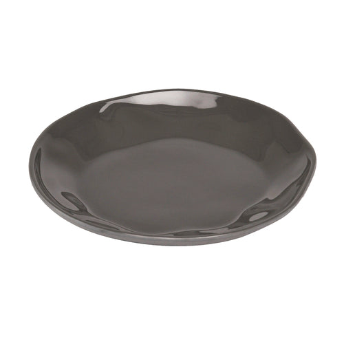 Cal-Mil 22304-7-101 6 1/2" Round Melamine Marin Plate, Cinder-cityfoodequipment.com