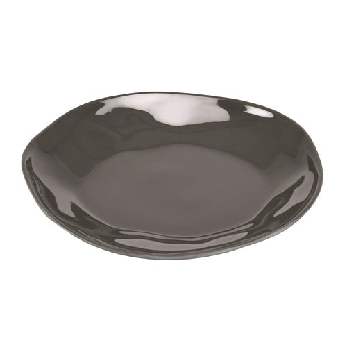 Cal-Mil 22304-9-101 8 3/4" Round Melamine Marin Plate, Cinder-cityfoodequipment.com