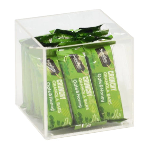 Cal-Mil 22311-4-12 4" Square Display Box - Acrylic, Crystal Clear-cityfoodequipment.com