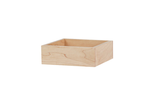 Cal-Mil 22312-4-71 Rectangular Display Box - 6"L x 3"W x 4"H, Maple Wood-cityfoodequipment.com