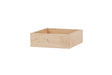 Cal-Mil 22313-2-71 6" Square Display Box - 2"H, Maple Wood-cityfoodequipment.com