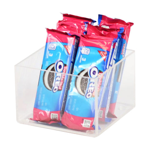 Cal-Mil 22313-4-12 6" Square Display Box - 4"H, Acrylic, Crystal Clear-cityfoodequipment.com