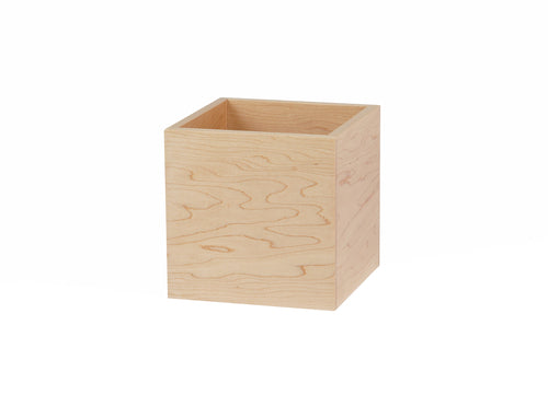 Cal-Mil 22313-6-71 6" Square Display Box - 6"H, Maple Wood-cityfoodequipment.com