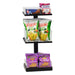Cal-Mil 22319-13 3 Tier Merchandising Stand - 9 1/2"L x 7"W x 20 1/2"H, Metal, Black-cityfoodequipment.com