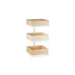 Cal-Mil 22320-15 3 Level Merchandising Stand - 12 1/2"L x 7"W x 20 1/2"H, Metal, White-cityfoodequipment.com