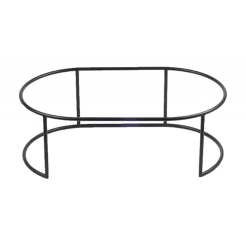 Cal-Mil 22325-6-13 Platter Riser - 17 3/4"W x 10 3/4"D x 6"H, Metal, Black-cityfoodequipment.com