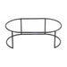 Cal-Mil 22325-6-13 Platter Riser - 17 3/4"W x 10 3/4"D x 6"H, Metal, Black-cityfoodequipment.com