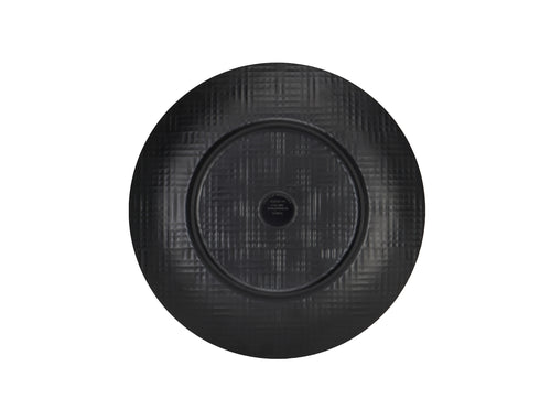 Cal-Mil 22328-7-13 7" Round Melamine Dinner Plate, Black-cityfoodequipment.com