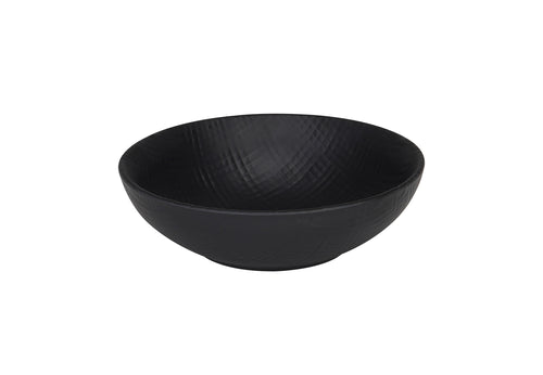 Cal-Mil 22329-6-13 6 1/2" Round Melamine Dinner Bowl, Black-cityfoodequipment.com