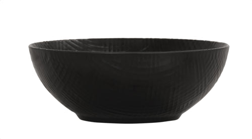 Cal-Mil 22329-9-13 60 oz Round Melamine Bowl, Black-cityfoodequipment.com