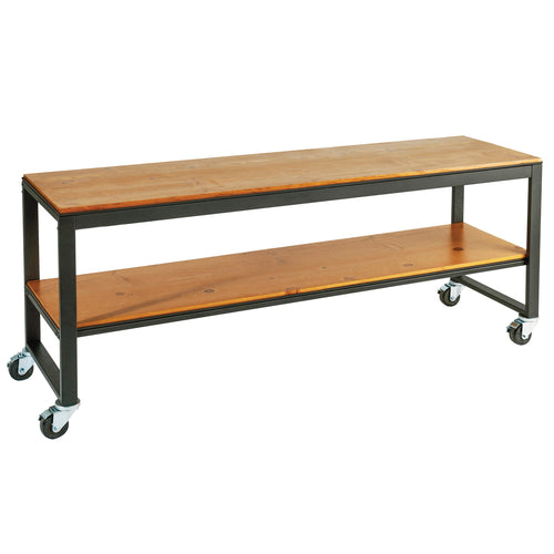 Cal-Mil 22341-64S-99 Madera Bottom Shelf for 22341-64-99 - 72" x 22 1/2" - Rustic Pine-cityfoodequipment.com