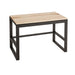 Cal-Mil 22342-32-71 2 Tier Merchandising Table w/ Maple Top & Metal Frame - 32"W x 18"D x 24 1/4"H-cityfoodequipment.com
