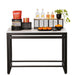 Cal-Mil 22348-42-15 Merchandising Table w/ White Top & Metal Frame - 42"W x 24"D x 29 3/4"H-cityfoodequipment.com