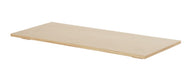 Cal-Mil 22350-38S-71 Merchandising Table w/ Blonde Top & Metal Frame - 38"W x 18"D x 24"H-cityfoodequipment.com