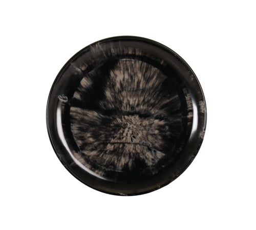 Cal-Mil 22351-10-120 10" Round Melamine Dinner Plate, Black-cityfoodequipment.com