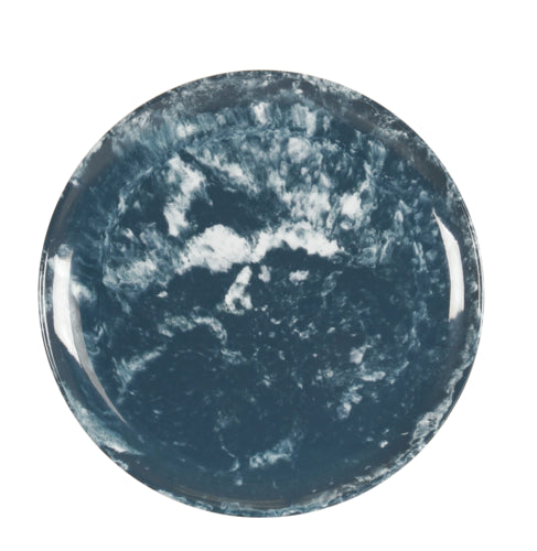 Cal-Mil 22351-7-119 7" Round Melamine Dinner Plate, Blue-cityfoodequipment.com