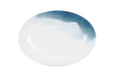 Cal-Mil 22352-11-117 10 3/4" x 7 3/4" Oval Pacifica Platter - Melamine, Blue-cityfoodequipment.com